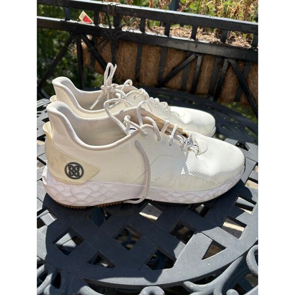 G/FORE MG4+ Men’s Golf Shoes White Snow Size 10 US Spikeless Comfort - Picture 1 of 7